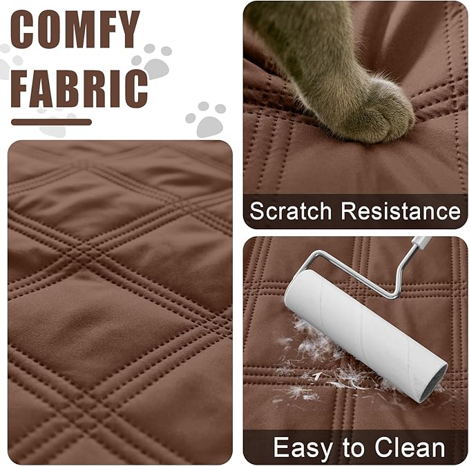 Smiry Waterproof Dog Bed Cover Blanket 82x82, Soft Reversible Pet Blanket - Image 4