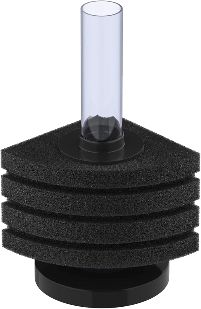 Pawfly Corner Sponge Filter Nano Quiet Betta Fry Shrimp and Small Fish Bio Foam by Pawfly