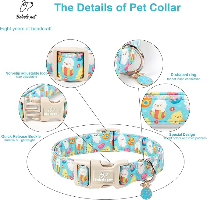 Easter Dog Collar for Large Dogs - Image 3