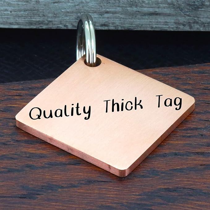 Ultra Joys Stainless Steel Pet ID Tag Dog Name Tags Personalized Front and Back - Image 5