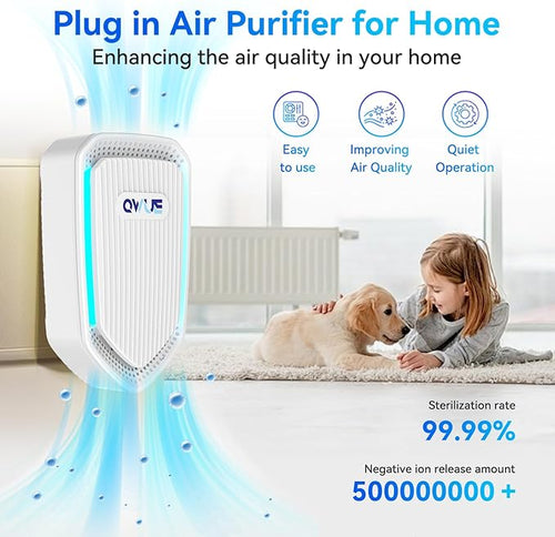 8Pack Air Ionizer for Home Negative Ion Air Purifier Plug In, Mini Filterless - Image 2