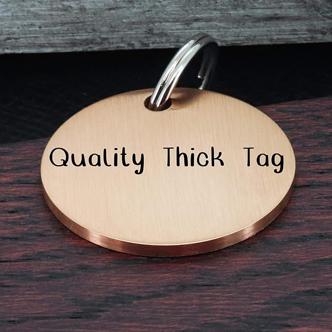 Ultra Joys Personalized Stainless Steel Dog and Cat Tags, Front and Back - Image 4
