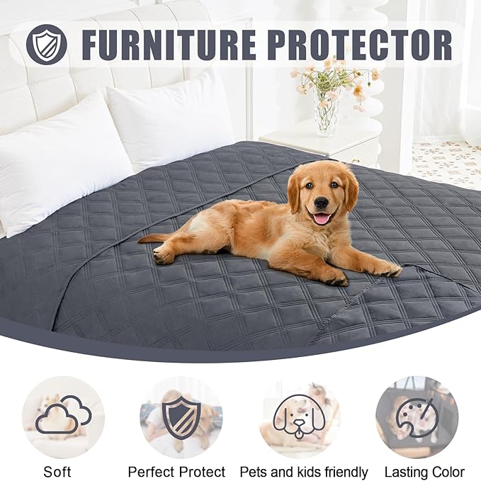 Smiry Waterproof Dog Bed Cover Blanket 40x90, Soft Reversible Pet Blanket - Image 8