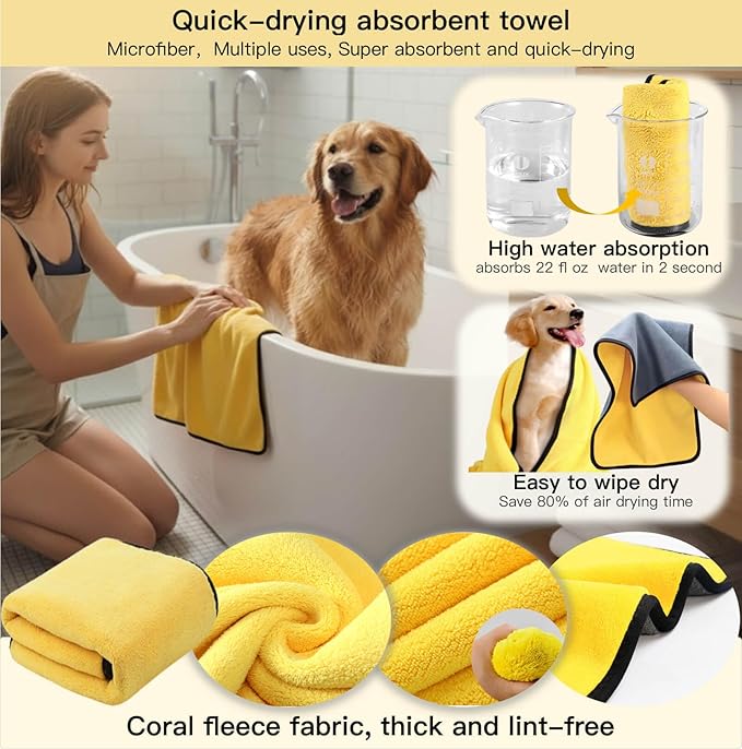 Cat&Dog Grooming Kit-6PCS for Cat Flea Comb, Dog Brush For Shedding, Pet Nail - Image 4