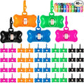 40 Pack Bone Shaped Poop Bag Dispenser Pet Waste Disposal Bag Dispenser by Arroyner