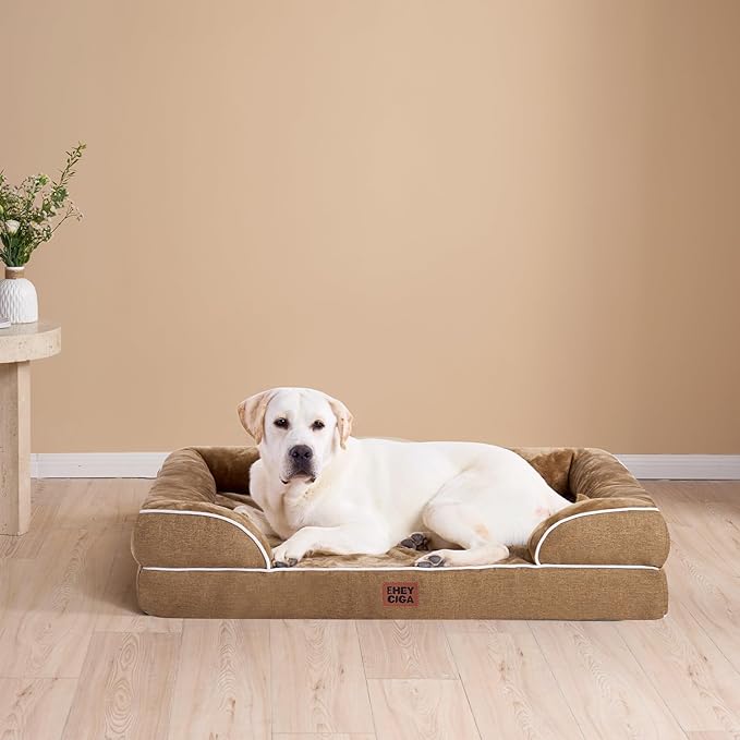 EHEYCIGA Orthopedic Dog Bed for Small Dogs, Waterproof Memory Foam Small Dog - Image 8