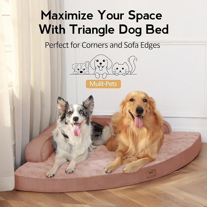 Large Orthopedic Dog Bed with Sides XXL Dog Beds with Removable Washable Cover - Image 4