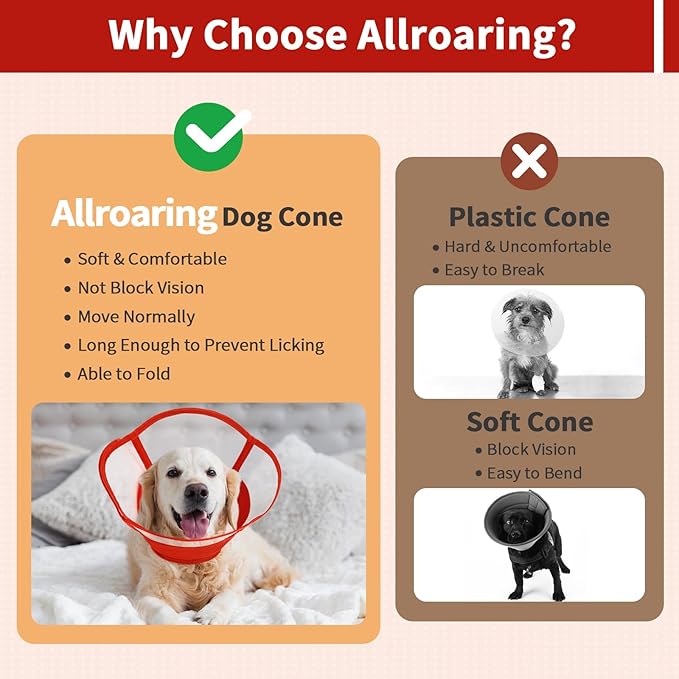 Allroaring Dog Cone, Soft Dog Cones - Image 7