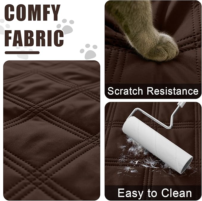 Smiry Waterproof Dog Bed Cover Blanket 40x80, Soft Reversible Pet Blanket - Image 4