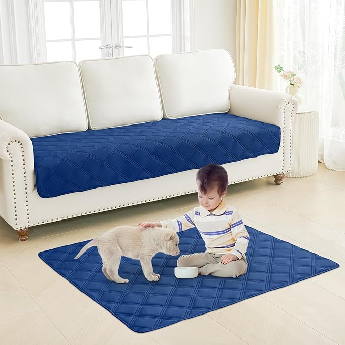 Smiry Waterproof Dog Bed Cover Blanket 40x80, Soft Reversible Pet Blanket - Image 7