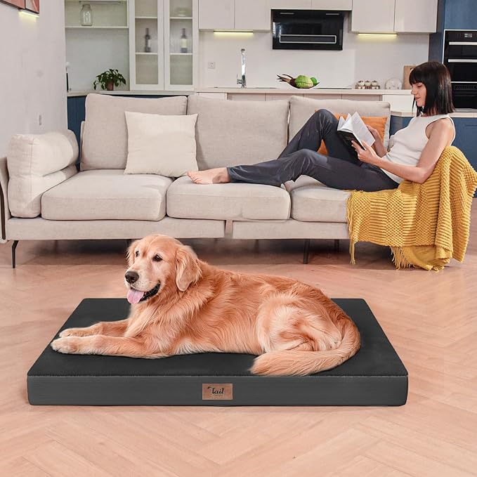 Flat Extra Large Dog Bed, Jumbo Waterproof Dog Bed - Image 7