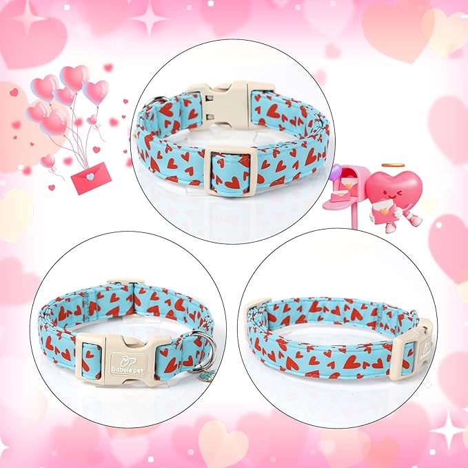 Valentines Dog Collar for Medium Dogs - Image 5