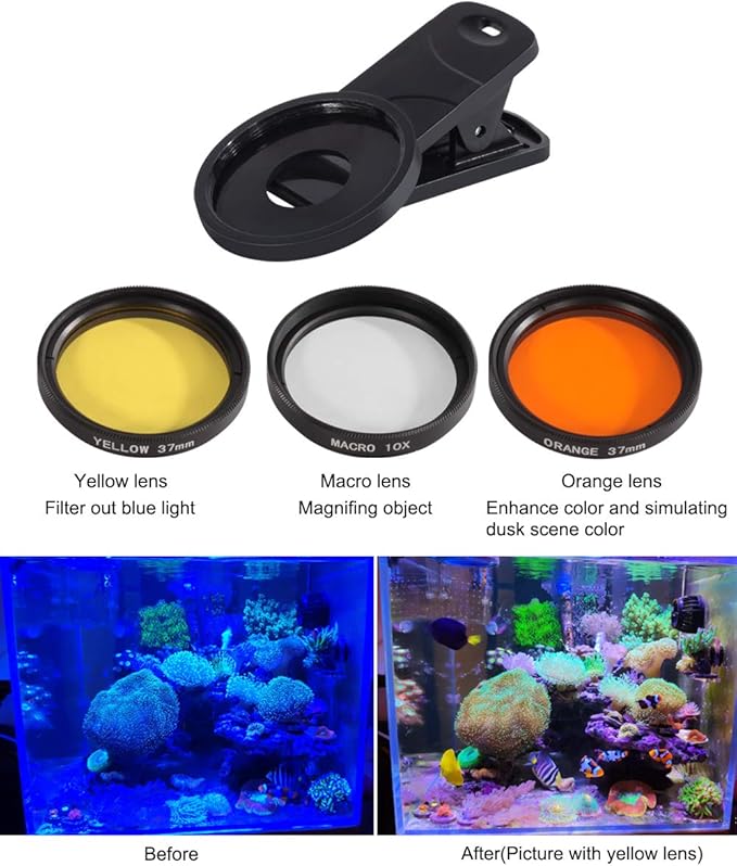 Aquarium Choice Coral Lens Filter Kits by AQUARIUMCHOICE