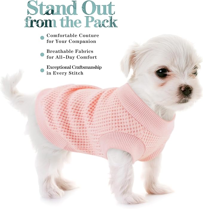 Cozy and Functional Dog Shirts for Small Puppies: Stretchable Beige Attire - Image 5