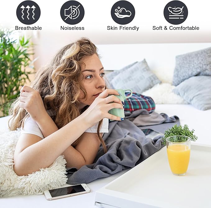Waterproof Mattress Protector Full, Fitted Sheet Style Breathable Mattress Cover - Image 2