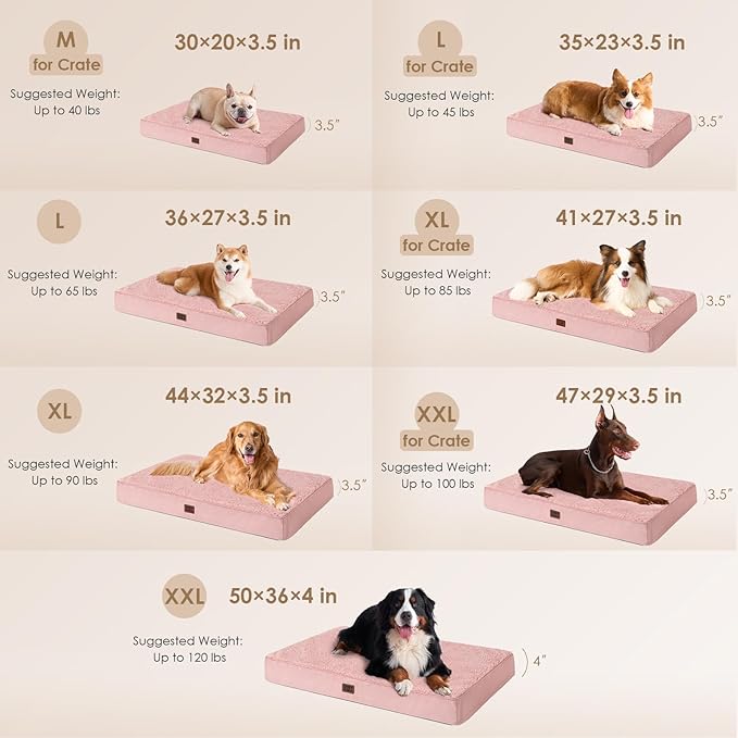 EHEYCIGA Orthopedic Dog Beds for Large Dogs - Image 4