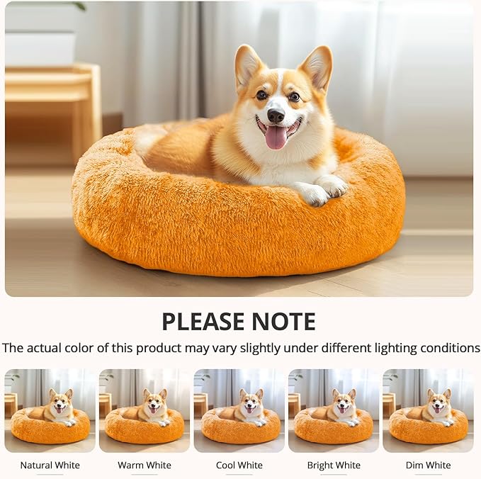 JOLLYVOGUE Calming Small Dog & Cat Bed - Image 8