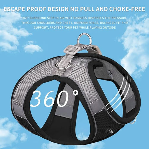 AIITLE No Pull Dog Harness and Leash Set, Step in Adjustable Dog Harness - Image 2