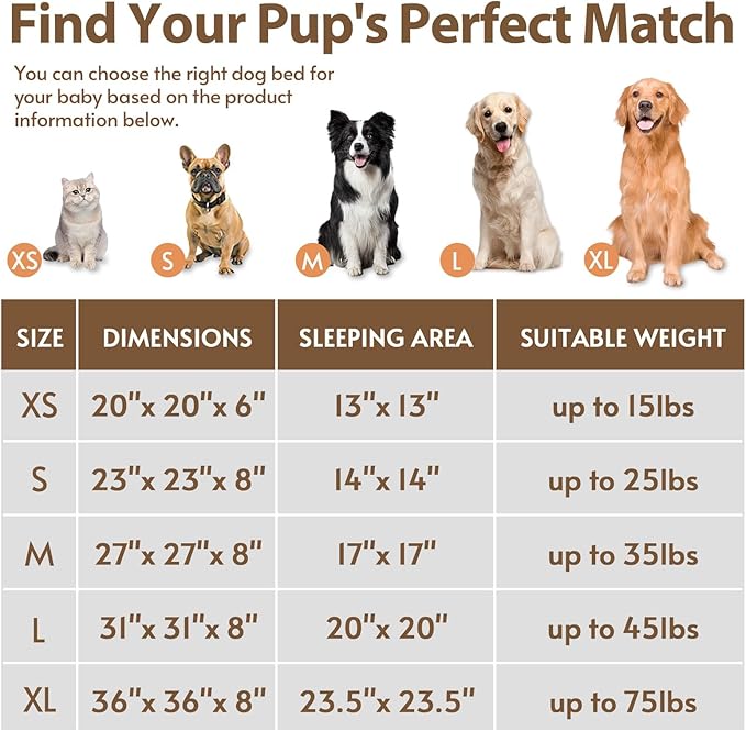 JOLLYVOGUE Calming Small Dog & Cat Bed - Image 7