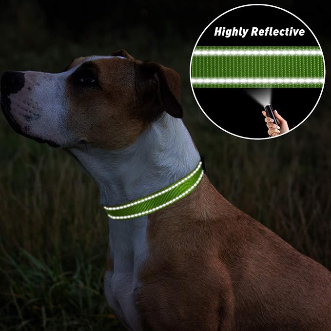 TagME Small Dog Collars, Adjustable Reflective Nylon Pet Collar - Image 5