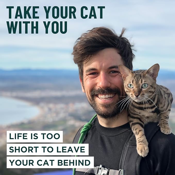 Houdini™ Escape Proof Cat Harness and Leash Set by OutdoorBengal – Turquoise - Image 9