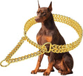Gold 18K Gold Dog Chain Collar by KINGOLDOS