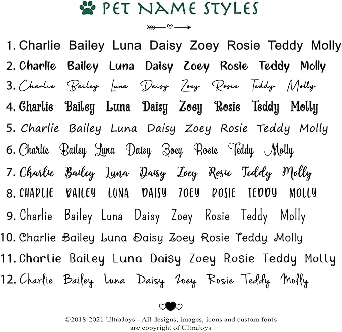 Ultra Joys Dog ID Tag, Custom Stainless Steel Dog Tag, Personalized Dog Tag - Image 4