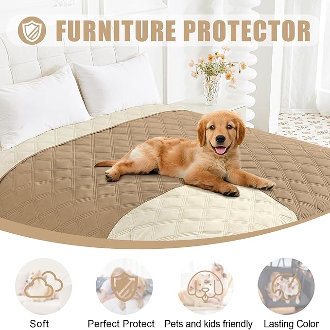 Smiry Waterproof Dog Bed Cover Blanket 30x53, Soft Reversible Pet Blanket - Image 8