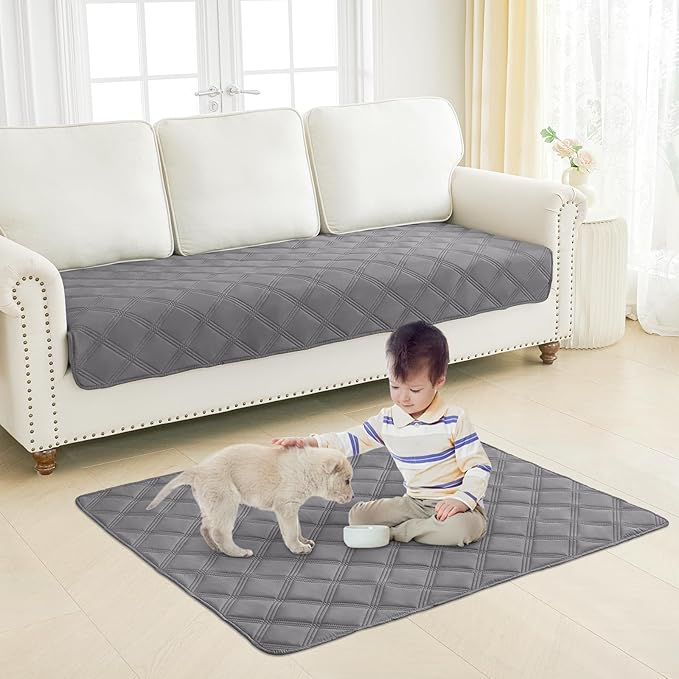 Smiry Waterproof Dog Bed Cover Blanket 68x82, Soft Reversible Pet Blanket - Image 7