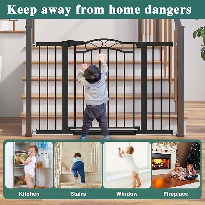 Fairy Baby 54.4"-57.0" Extra Wide Baby Gate - Image 6