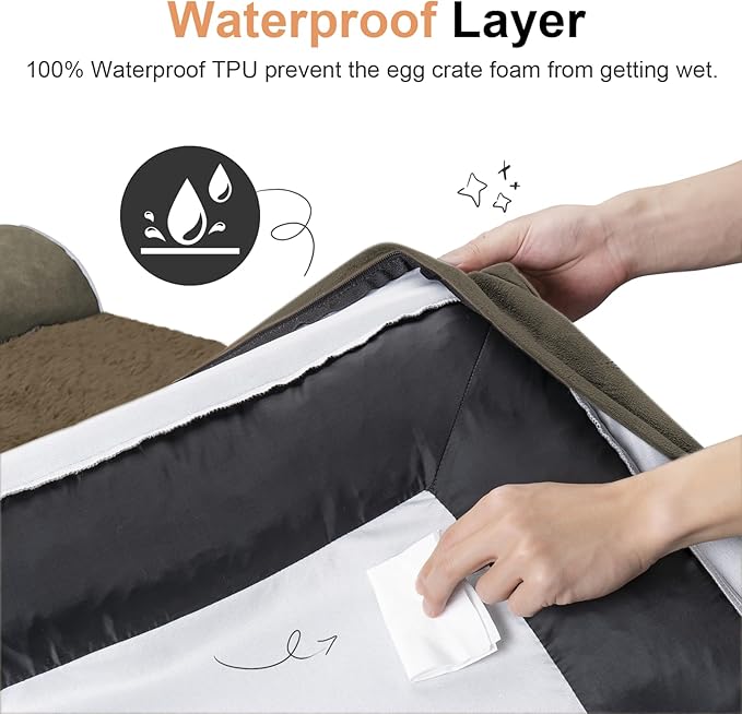 Small Dog Bed Orthopedic Washable: Beds Bolster Small Sized Dogs Bed Egg Crate - Image 4