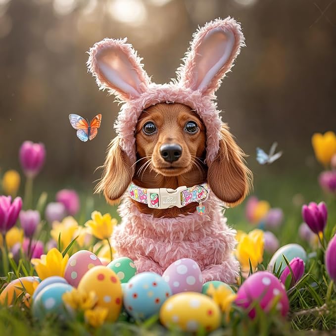 Easter Dog Collar for Large Dogs - Image 2