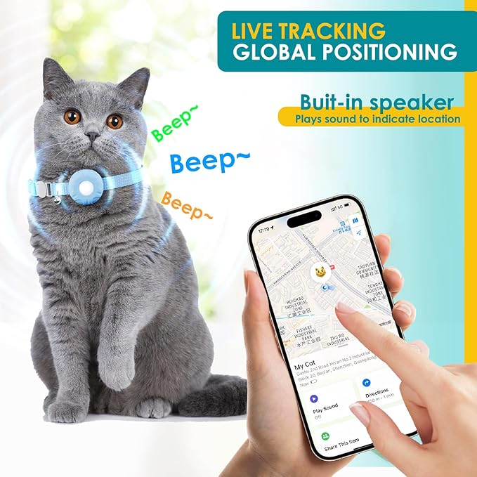 Cat GPS Tracker, Smart GPS Tracker Compatible - Image 4