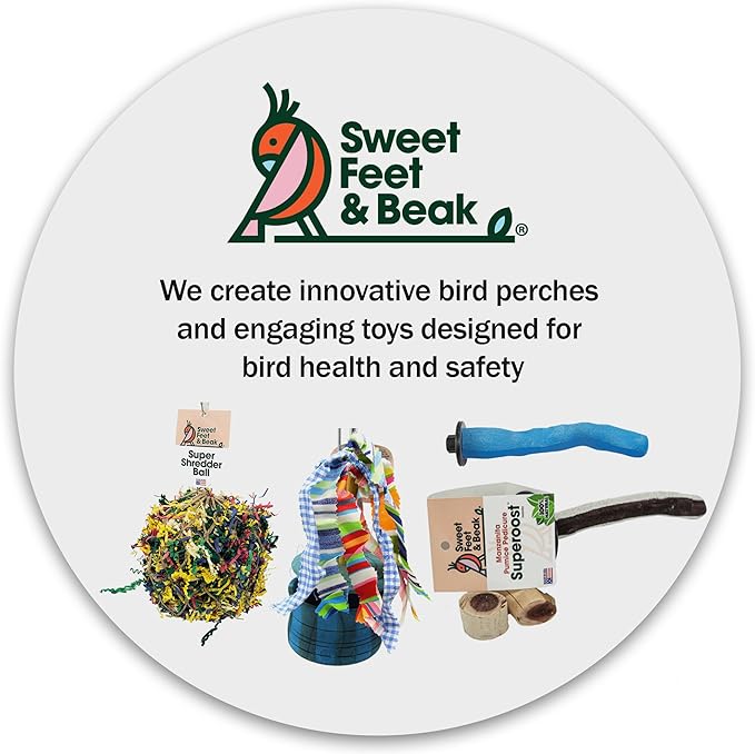 3” Super Shredder Ball Bird Toy - Image 7