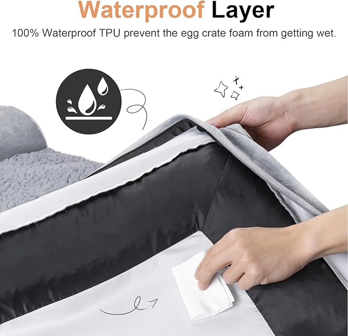Large Dog Bed Orthopedic Washable: Beds Bolster XL Bed Big XLarge Dogs Memory - Image 4