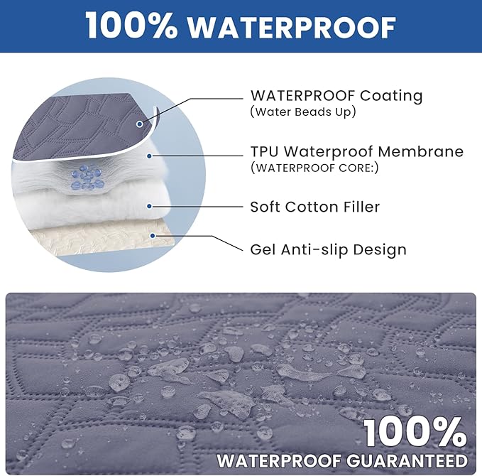 Waterproof Dog Bed Cover Pet Blanket, Soft Couch Cover - Image 2