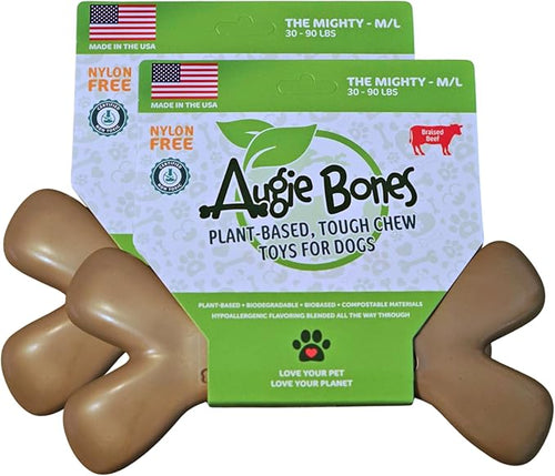 2-Pack Non-Toxic Dog Toys by AugieBones