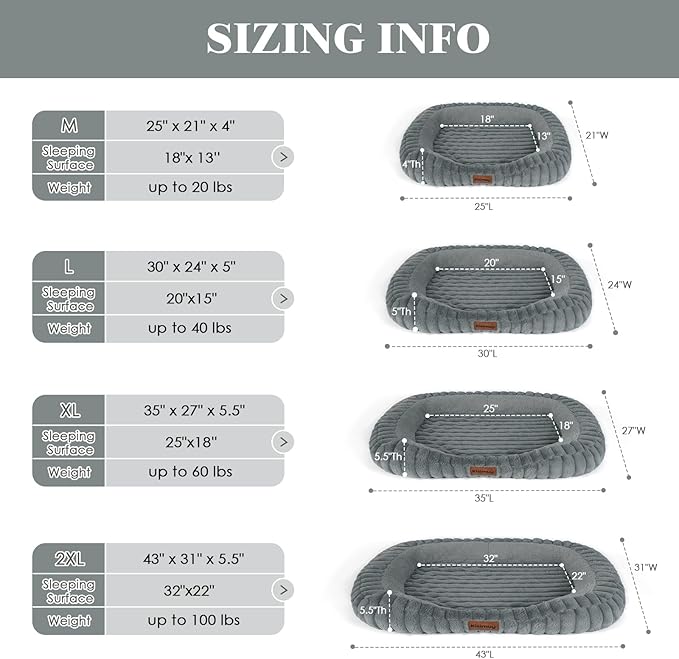 Orthopedic Dog Bed for Extra Large Dogs, Comfort-Sided Calming Pet Bed Couch - Image 5