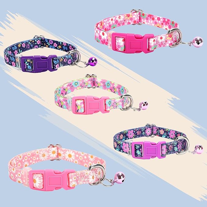 Puppy Collar with Bell，Nylon - Image 5