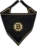 Pets First NHL Boston Bruins TIE Bandana, Size Small/Medium. Dog Bandana Scarf by PETSFIRST