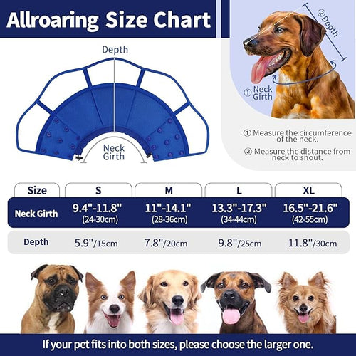 Allroaring Dog Cone Collar After Surgery, Soft Dog Cones - Image 2