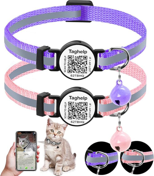 2 Pack Breakaway Cat Collar by Taghelp
