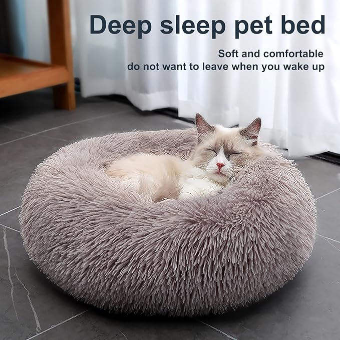 Cat Beds for Indoor Cats, 15.7 Inch Small Cats Beds, Washable-Round Pet Bed for - Image 6