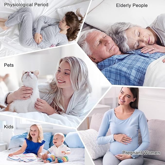 Waterproof Mattress Protector Full, Fitted Sheet Style Breathable Mattress Cover - Image 3