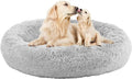Nisrada Dog Bed for Medium Large Dogs, 36 inch Calming Dogs Bed, Washable-Round by Nisrada
