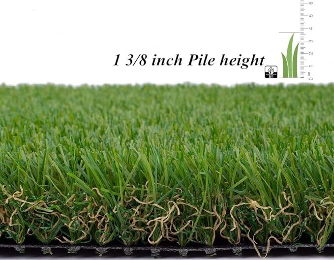 ALTRUISTIC Artificial Grass 10FTX66FT, Realistic Fake Grass Deluxe Turf - Image 7