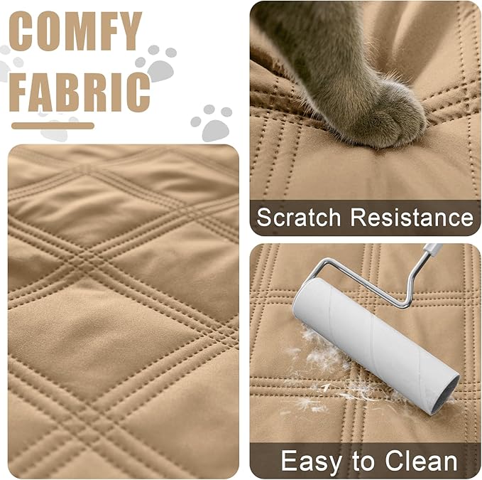 Smiry Waterproof Dog Bed Cover Blanket 68x82, Soft Reversible Pet Blanket - Image 4