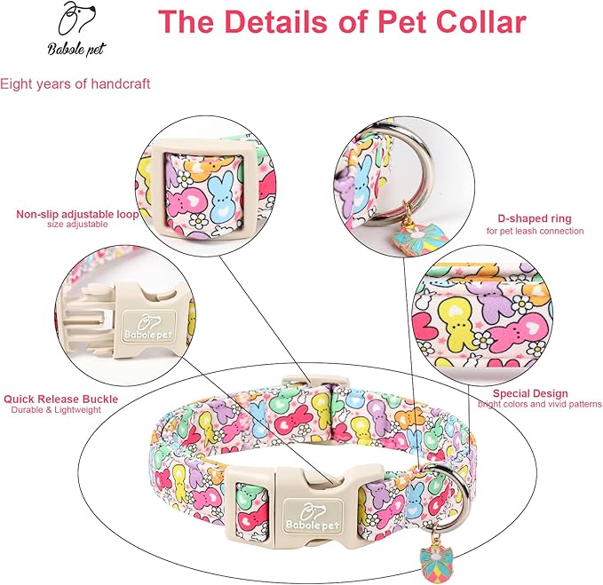 Easter Dog Collar for Medium Dogs - Image 3