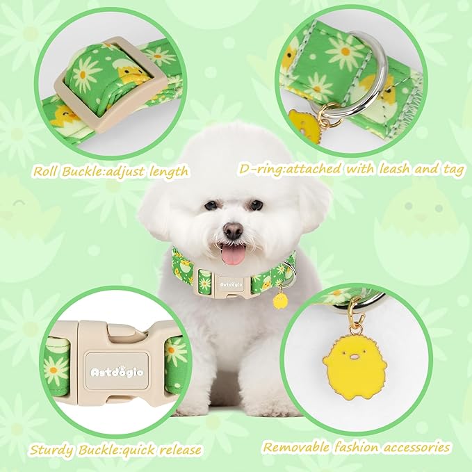 Easter Dog Collar for Small Dogs, Easter & Spring Theme Small Dog Collar - Image 4