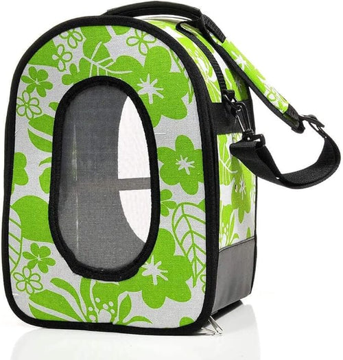A&E CAGE COMPANY 001375 Green Happy Beaks Soft Sided Bird Travel Carrier by A%26E+Cage+Company